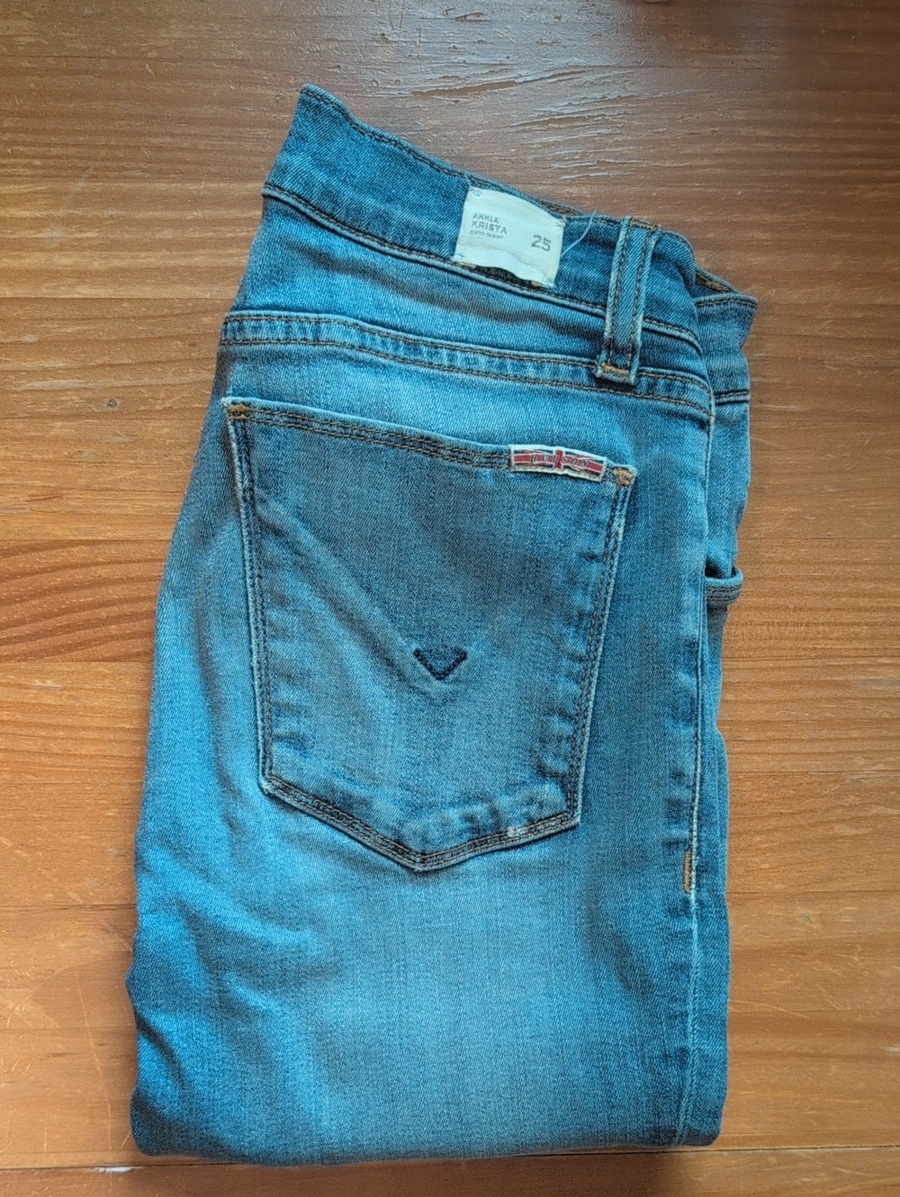 Hudson Krista Super Skinny Jeans, Light Wash, 25